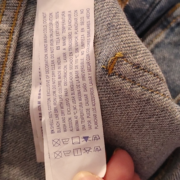 🍁FOREVER 21 WESTERN DENIM DRESS - Picture 9 of 9